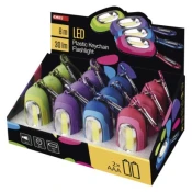 LED obesek/svetilka COB, 30 lm, 2x AAA, 12 kos, box