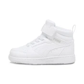 Puma Rebound V6 Mid Toddlers Sneakers, White, Size 23, Shoes