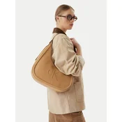 Ročna torba Calvin Klein Bold Ck Crescent LV04F3427G Bež