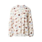 ZABAIONE Bluza  Hi44lga ecru / svetlo modra / čokolada / bela