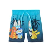 NAME IT Kratke kopalne hlače NMMMCCOY POKEMON marine/voda/oranžna/bela