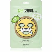 Skin79 Animal For Angry Cat Sheet maska s hidratacijskim i umirujucim djelovanjem 23 g