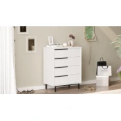 Hanah Home Komoda 74,8x95,1x44,5cm Bela