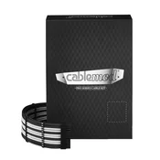 Cablemod CM-PCSI-FKIT-NKKW-R notranji napajalni kabel 0.7 m, belo-črn