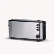 Severin AT 2515 - Toster z dvema režama 1000W/230V nerjaveče jeklo/črna