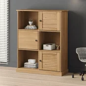 shumee vidaXL Vigo knjižna omara 90x35x114,5 cm masivni borov les