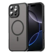 Hibridni ovitek HaloFrost II MagSafe za iPhone 16 Pro Max - black