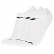 Carape za tenis Babolat Invisible 3 Pairs Pack Junior - white/white