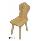 eoshop Stol KT110 iz masivnega lesa (barva lesa: hrast)