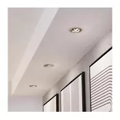 Eglo 902282 – komplet 3x LED zatemljivih vgradnih stropnih svetil SALICETO LED/6,4 W/230 V, premer 8,8 cm, krom