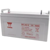 Yuasa Yuasa NPL100-12 NP100-12 svinčeni akumulator 12 V 100 Ah svinčevo-koprenast (Š x V x G) 407 x 240 x 172 mm M10-vijačni priklop brez vzdrževanja, (20439316)