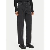 HUGO Jeans hlače 50567305 Črna Straight Leg