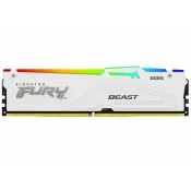 Memorija KINGSTON 64GB(2x32GB)/DIMM/DDR5/5200MHz/CL36/FURY Beast White RGB EXPO