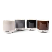 Hubelino PANTONE Latte termo skodelice, 4-delni komplet – siva, rjava, črna
