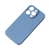 slomart Silikonska torbica z MagSafe za Samsung Galaxy S25 Edge - modra