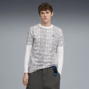 Mens Puma Essentials Logo Lab T-Shirt, White, Size S, Clothing