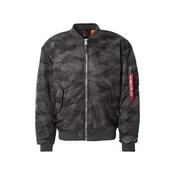 ALPHA INDUSTRIES Prehodna jakna MA-1 CS antracit/temno siva/rdeča/črna
