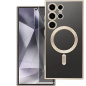 OEM Etui za Samsung S25 EDGE Electro Mag Cover, združljivo z MagSafe, zlato