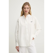 Tommy Jeans Srajca DW0DW19358 Bela Relaxed Fit