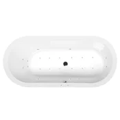 POLYSAN ASTRA O Ekskluzivna Hidromasažna Vana 165x75x48cm s Active Hydro-Air Sistemom, Kromirana