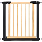 EcoToys Varnostna ograja iz kovine in lesa za stopnice in vrata 74-80 cm (5905817006533)