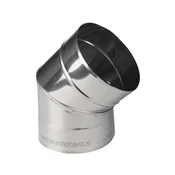 PRODMAX 125 Koleno 45° polno / 1,0 mm nerjaveče jeklo