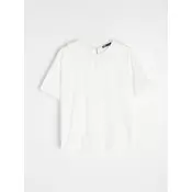 Sinsay - Bluza sa heklanim okovratnikom - krem