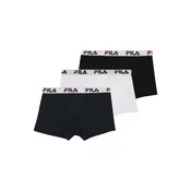 FILA Spodnjice živo rdeča/črna/bela/off-bela