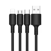 Infostyle Polnilni in podatkovni kabel Nora C Črna