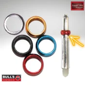 Aluminijasti obročki za pritrditev pikado peres BULLS