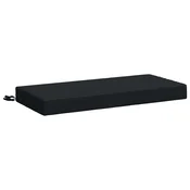 Vidaxl Blazina za klop SOEST 100% poliester Temno modra 80 x 40 x 8 cm