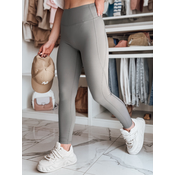 Legginsy damskie sportowe FITTATO ciemnoszare Dstreet