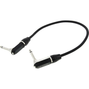 Cordial Kabel za glasbene instrumente Cordial, 0,3 m, 2 x REAN banana vtič 6,3 mm, MONO, črne barve