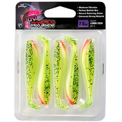 Fox Rage Ultra UV Zander Pro Shad 7.5cm LEMONTIGER 5x