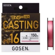 Pletena vrvica Gosen Answer Casting Pink 150m/1,0-2.0