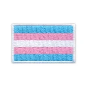 shumee Zastava ponosa transspolnih oseb - magnetna podlaga - vezen našitek/značka/emblem