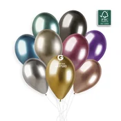 Gemar Bleščeči baloni Chrome - mešanica barv 33 cm 50 kosov