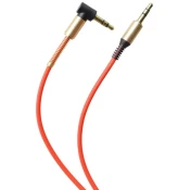 Kotni AUX kabel 2x3,5mm jack 1 m rdeč (posamezno)