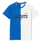 Muška majica Lacoste Sport x Daniil Medvedev Ultra-Dry Tennis T-Shirt - blue/white