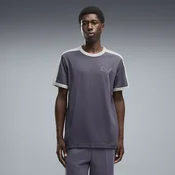 PUMA T7 Love Of The Cat Ringer Tee Men, Clothing, Inky Depths/Créme De Mint, S