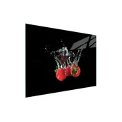 shumee STEKLENA DESKA ZA REZANJE 40x30 JAGODE
