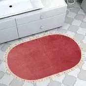 Lessentiel Maison Prostirka za kupatilo 75x120cm Bordo