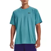 Under Armour Mens UA Tech 2.0 Textured Short Sleeve T-Shirt Glacier Blue/Black 2XL