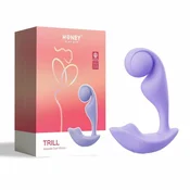 HoneyPlayBox Trill Wearable Smart Vibrator Purple - Pressure Sensor & App Control 121191-Purple