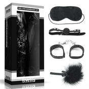 LOVETOY Bondage Deluxe 4 enote črne, (21079312)