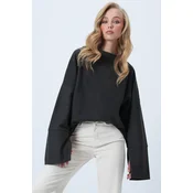Trend Alacati Stili Ženska bluza Alc-X14434, Tamnosiva