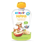 HIPP Hippis Vocni pire za decu Jabuka i banana 4M+, 100g