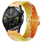 BStrap Elastic Nylon pašček za Garmin Vivoactive 4, fragrant orange