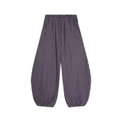 Bershka Hlače  svetlo modra / bela