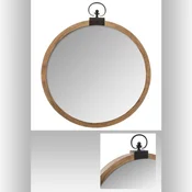 Ogledalo fi 74cm braon Atmosphera Createur Dinterieur